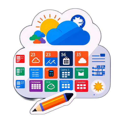 Sticker ng Office 365 para sa Produktibidad