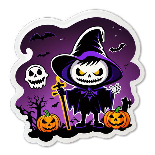 Ma Quái và Huyền Bí: Sticker Halloween 2024