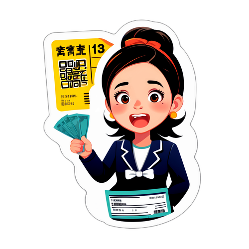 13元退款搞笑插图
