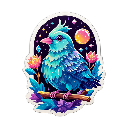 Nálepka inspirovaná knihou 'Křišťálový kukuřičák'