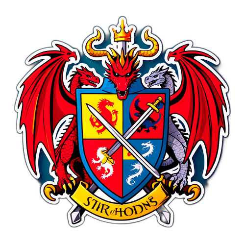 Стильний герб лицарів семи королівств