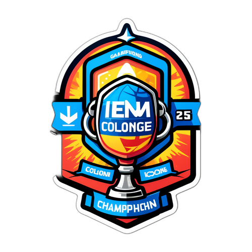 Retro-style Sticker ng IEM Cologne 2025
