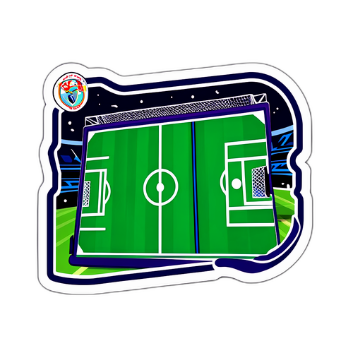 Stiker Pertandingan Liga Premier yang Hype