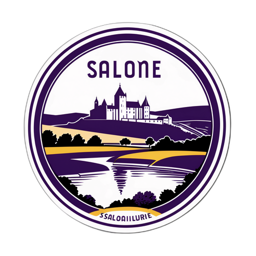 Autocollant artistique sur la Saône et Loire