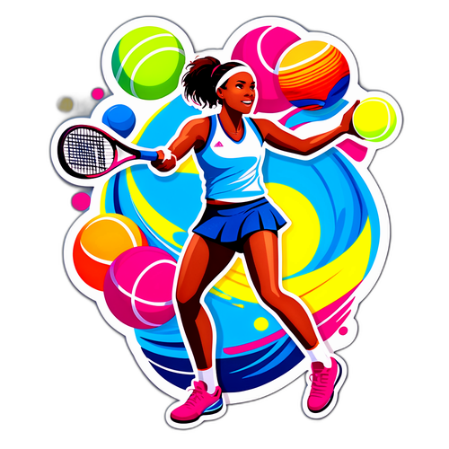 Enerhikong Disenyo na Nagdiriwang kay Alex Eala