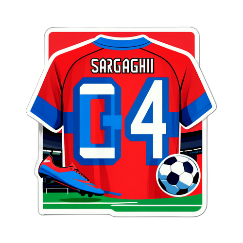 Stiker Nomor Jersey Jeka Saragih
