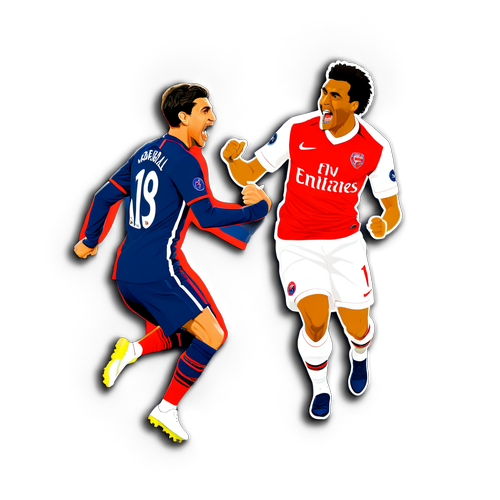 PSG vs Arsenal - Intensiivinen hetki pelissä