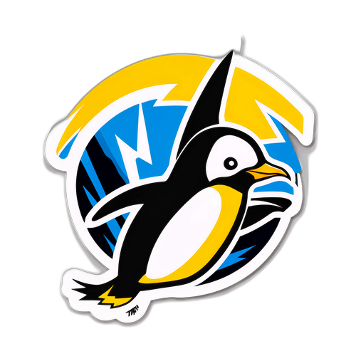 Penguins vs Lightning Game Sticker