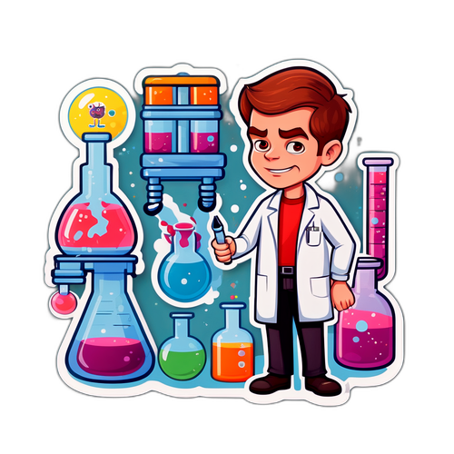 En lun og morsom Dexter i laboratoriet