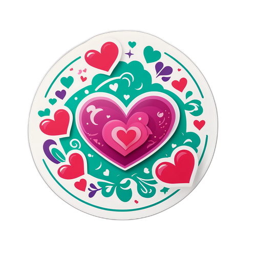 Logo de Mi Telefe con Elementos Románticos