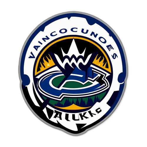 Autocollant du logo des Canucks de Vancouver