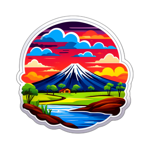 Paisaje Paraguayo con Cielo Tormentoso