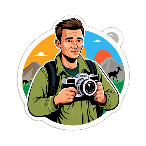 Kijana Mwarabu katika Safari ya Kenya