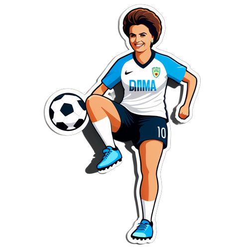 Enerjik Selin Dilmaç Futbol Sticker