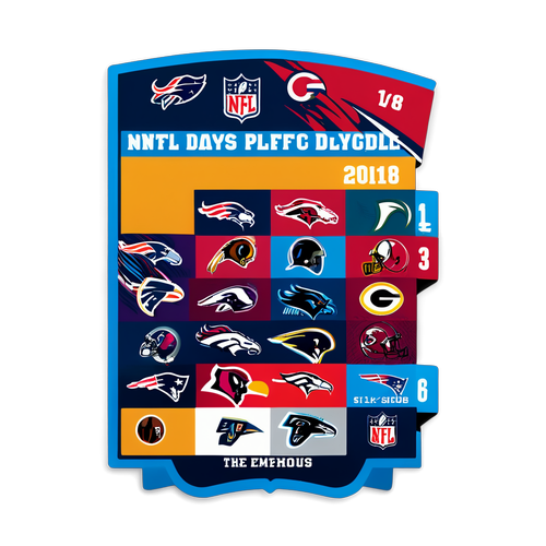 NFL Playoff Schedule Sticker