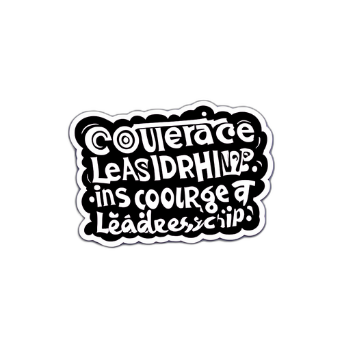 Adesivo di Vannacci: Coraggio e Leadership