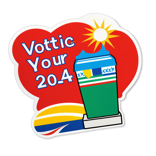 Sticker Pilkada Jakarta 2024 - Suara Anda, Kekuatan Anda!