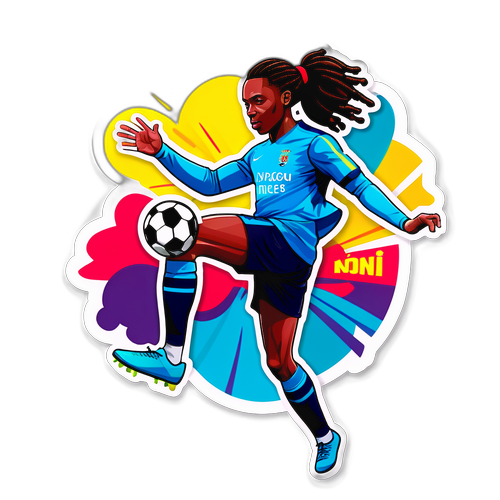 Stiker Sepak Bola Dinamis Noni Madueke