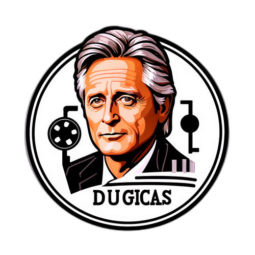 Stickers med Michael Douglas
