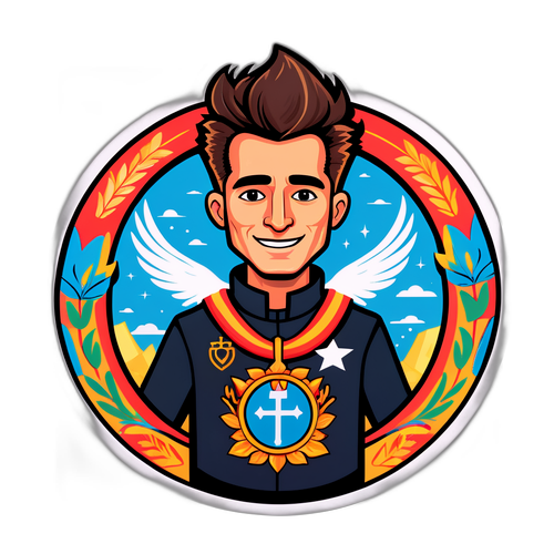 Sticker przedstawiający Tomka Komendę