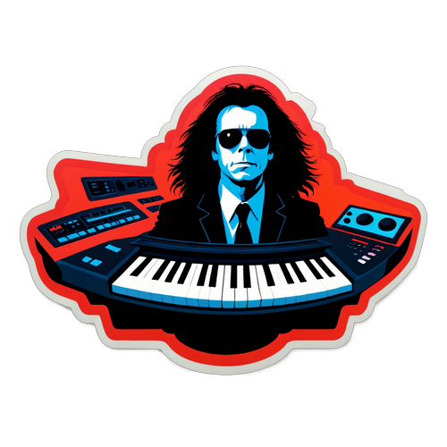 Verbluffend Ontwerp: Jean-Michel Jarre's Naam en Synth Geluidsvisualisatie die je Berenkt!