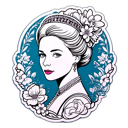 Un portrait élégant de Louise Windsor