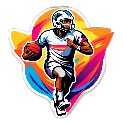 Sticker ya NSSF yenye Mchoro wa Kisasa wa Michezo