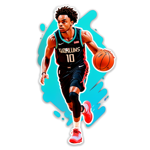Darius Garland sa Holographic na Estilo