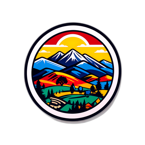 Adesivo Scenico della Cultura Kosovara