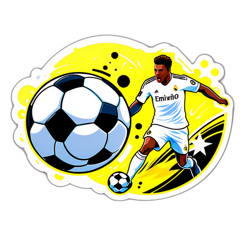 Isang Nakakabilib na Eksena ng Pagsipa ng Soccer Ball
