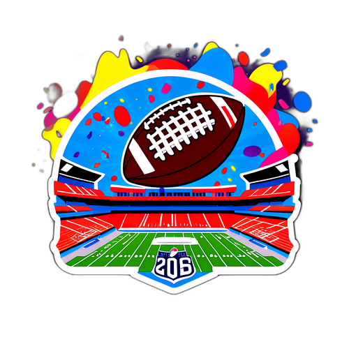 Super Bowl 2026 Sticker