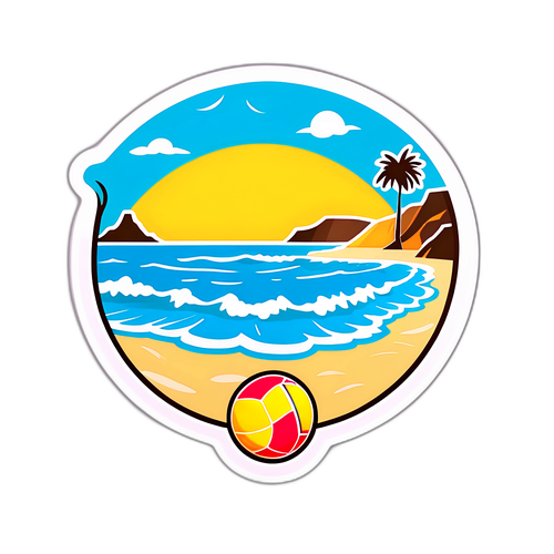 Vakre Strender på Gran Canaria med Håndball Elementer