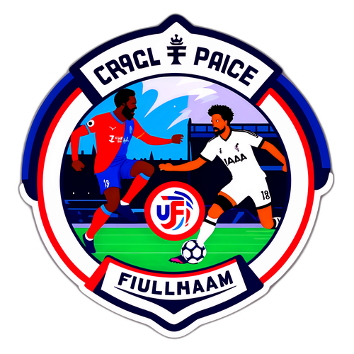 水晶宮對富勒姆比賽徽章