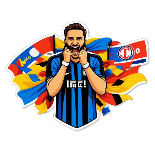 Fotbalový fanoušek Como a Inter