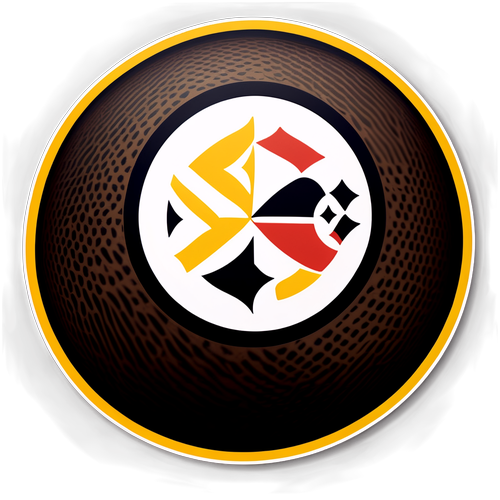 Unleash Your Team Spirit: Bold Pittsburgh Steelers Sticker with Texture That Pops!