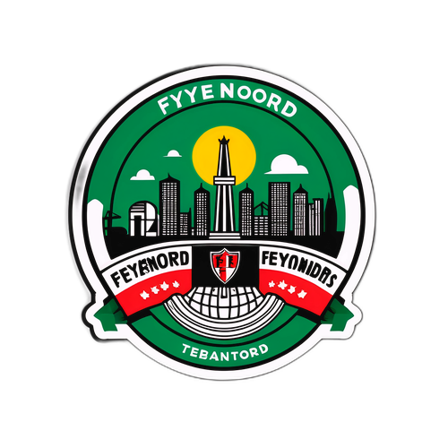 Sticker ya Kumbukumbu ya Feyenoord