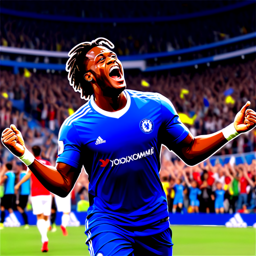 Michy Batshuayi Gol Sevinci