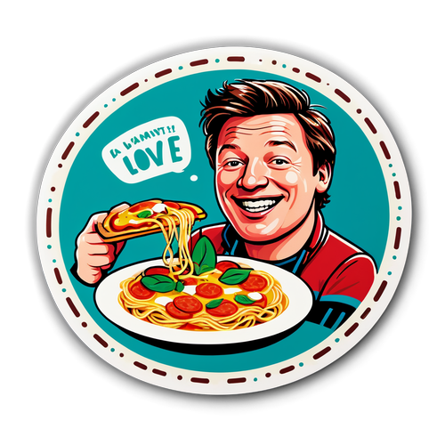 Jamie Oliver's Culinary Delights Sticker