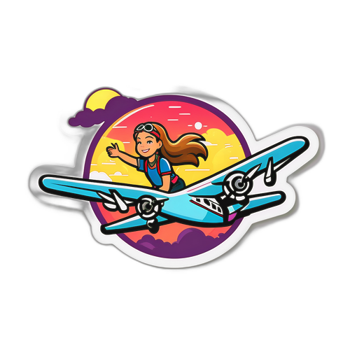 Kinsey Wolanski lentokonesimulaattorissa