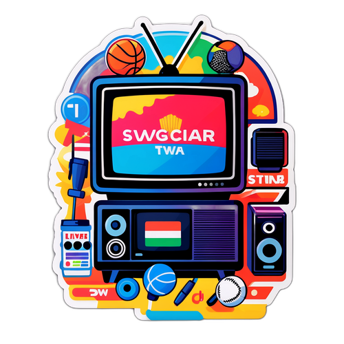 Веселий телевізор з елементами популярних шоу та спортивних подій