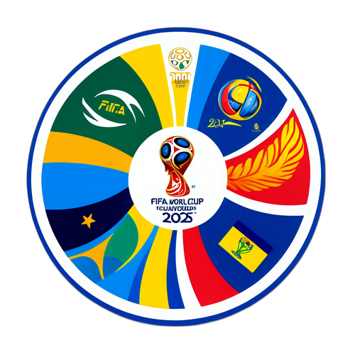 Kipande cha Rangi Kuonyesha Nembo ya Shindano la FIFA World Cup 2025