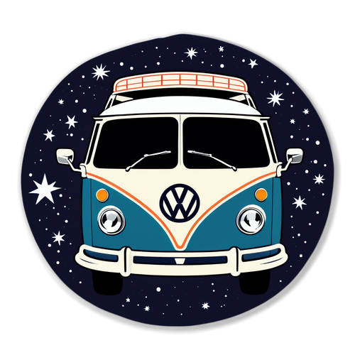 Traumhafte Freiheit: Entdecke das VW-Camper-Abenteuer unter dem funkelnden Sternenhimmel!