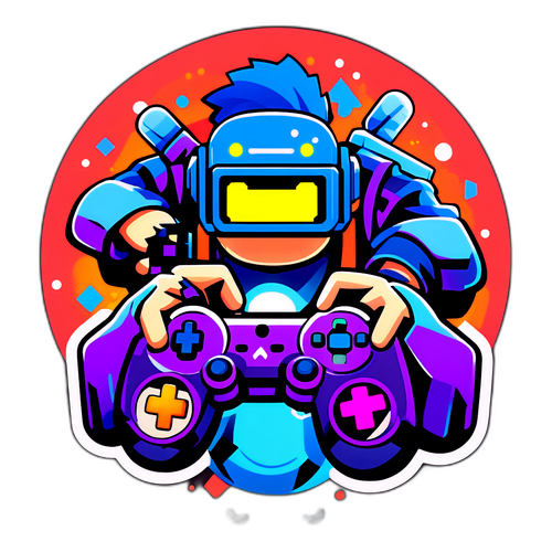 Stiker Bertema Gaming - Rayakan Steam