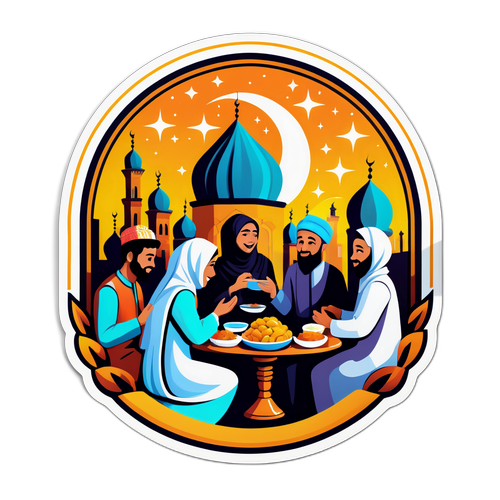 分享餐食的宗教節日氛圍