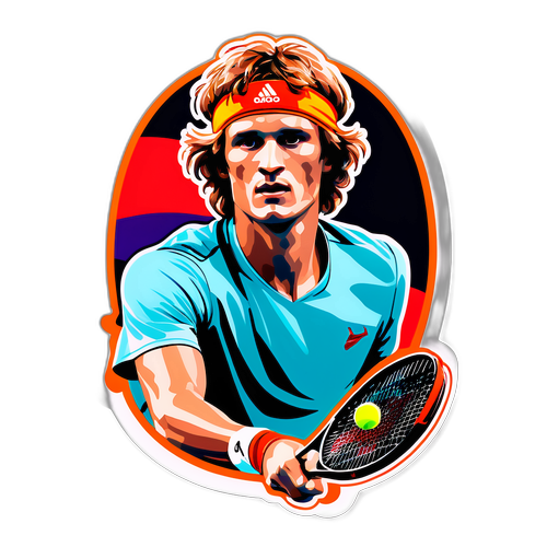 알렉산더 즈베레프 서브 스티커 디자인