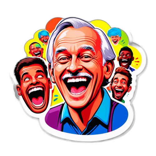 Humoristische Sticker van Philippe Geubels