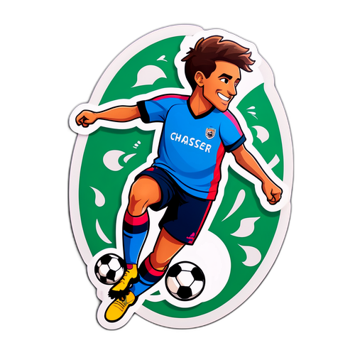 Jucător de fotbal în acțiune - Viața de Fotbal