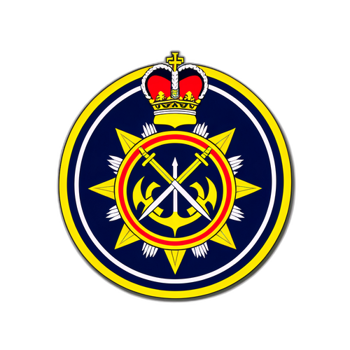 Emblemat Żandarmerii Wojskowej w minimalistycznym stylu