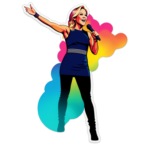 Helene Fischer Optrædende Sticker