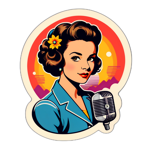 Zsuzsa Cserháti emlékére készült matrica